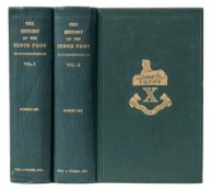 LEE, Albert - The History of the Tenth Foot (The Lincolnshire Regiment) : 2 vols, illust, org.