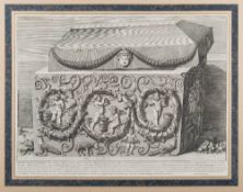PIRANESI : Grand Urna Di Perfido - copper engraved print, 650 x 480 mm, f & g, n.d.