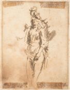 Walter Richard Sickert [1860-1942]- Study of an actress,:- etching, sheet size 11.5 x 8.9cm.