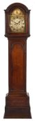 Nathaniel Cavell, Ipswich, an oak longcase clock: the eight-day duration,
