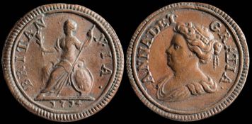 Queen Anne, Farthing: 1714 (1).
