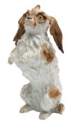 A Meissen porcelain figure of a Bolognese terrier: after the model by J.J.