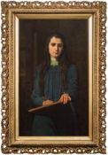 William H Bond [19/20th Century]- An artist sketching in a studio,