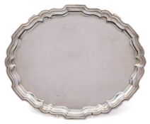 An Elizabeth II silver salver, maker Barker Ellis Silver Co, Birmingham,