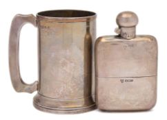 A Victorian provincial silver tankard, maker Josiah Williams & Co.