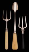 A George III silver Stilton scoop, maker WK possibly William Knight II, London,