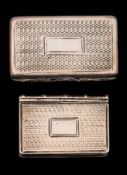 A William IV silver vinaigrette, maker Taylor & Perry, Birmingham,