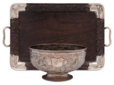 A late 19th/early 20th century Chinese silver bowl, maker Wang Hing & Co.