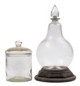An early 20th century Smiths Crisps counter top display advertising jar:,