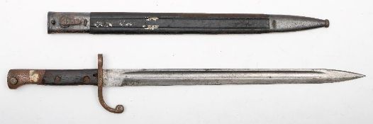 A WWI German bayonet:,
