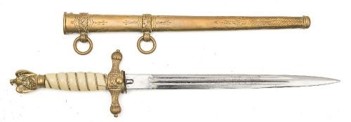A Third Reich Period Kriegsmarine dirk by E F Horster:,