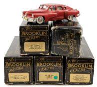 Brooklin Models, a boxed group of five 1/43rd scale model cars:, BRK39 1953 Oldsmobile Fiesta,
