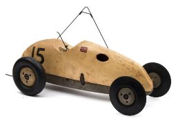 A tethered model racing car circa 1950s:,