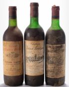 A bottle of Chateau Baret 1976,