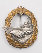 A German WWII Kriegsmarine Destroyer badge by Schwerin:.
