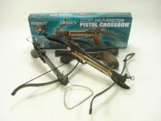 An Armex 'Tomcat' pistol crossbow:, unopened in box, together with two other crossbow pistols,