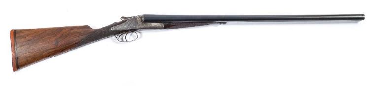 A 12 bore side by side non-ejector shotgun by J A Scorcher, Bury St Edmunds:,