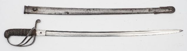 A British 1821 pattern Royal Artillery short sword:,
