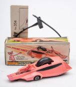 Dinky No 354 'The Pink Panther' Jet Car:, in pink and black with Whizzwheels,