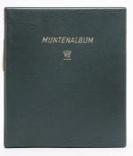 A album containing British pre 1947 coins: including three Victorian crowns, 1887, 1889 and 1890,