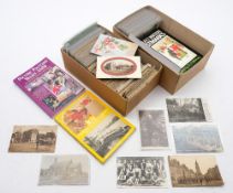 A collection of early 20th century postcards:,