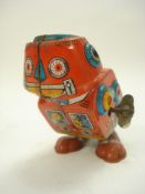 Yone (Japan) a tinplate clockwork jumping robot :,