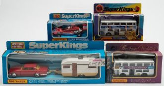 Matchbox Super Kings, a group of four various vehicles:,