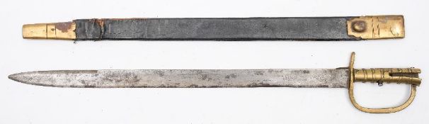 A 19th century pioneer sword bayonet:,