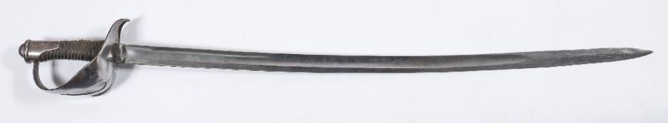 An 1860 pattern Heavy Cavalry officer's sword by S&K, Solingen:,