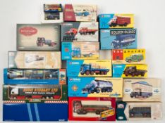Corgi, Vanguard and others, a boxed group of commercial vehicles:.