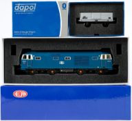 Heljan O gauge 3581 Class 35 Hymek Diesel locomotive, BR blue No D7040:,