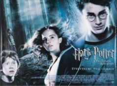 A group of British quad film posters: 'Harry Potter and the Prisoner of Azkaban', 'Shrek 2',