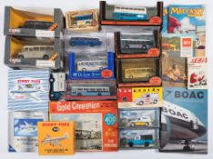 Budgie, Corgi and others, a group of airline related vehicles:,