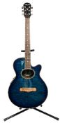 An Aria 'Electro' acoustic electric guitar:,