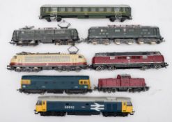Lima, Fleischmann and other OO/HO gauge diesel and overhead electric locomotives,