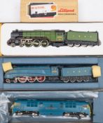 Liliput OO/HO gauge, a boxed group of three locomotives:, 1060 LNER green 4-6-6 'A H Peppercorn',