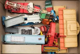 Dinky, Corgi and Spot-On, a group of various farm and commercial vehicles:,