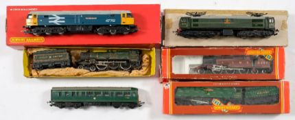 Hornby OO/HO gauge and others, a group of various locomotives:,