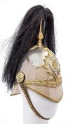A Household Cavalry helmet of the 1st Regiment of Life Guards:,