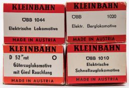 Kleinbahn OO/HO gauge, a boxed group of three overhead electric locomotives:, No 1010,