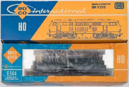 Roco OO/HO gauge, a boxed group of two electric locomotives:,