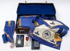 A collection of Masonic jewels and regalia:,