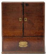 A 19th century mahogany apothecary's case:,