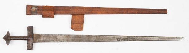 A North African Tuareg sword (Takuba):,