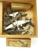 A collection of scratch built models of WWII aircraft:,