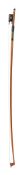A late Victorian violin: the two piece back of medium to narrow flame and curl, length of back 36cm,