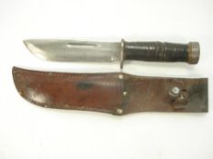 A WWII period American Cattaragus 225Q fighting knife:,
