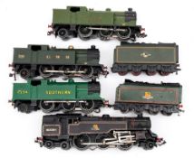 Hornby Dublo OO/HO 3-rail locomotives:, a 2-6-4 BR black No 80054,