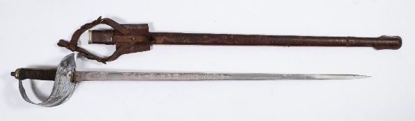 A George V Officer's dress sword by C Boyton & Son, London:,