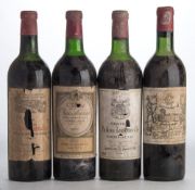A bottle of Chateau La Grange 1958 St Julien,: a bottle of Chateau Beard Fombrauge 1959,